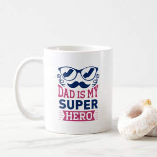 Caneca De Café Papai É Meu Super Herói