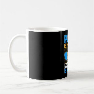 Caneca De Café Papai é o meu nome Pickleball é o meu jogo