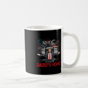 Caneca De Café Papai em Casa Casa Branca 2025 Presidente Trump