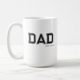 Caneca De Café "Papai" "Est 20xx" Presente do Dia dos Pais Aniver