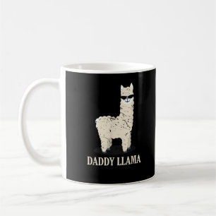 Caneca De Café Papai Lhama Alpaca Amante de Animais Divertido