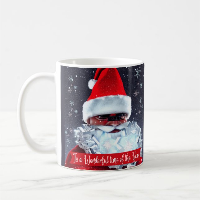 Caneca De Café Papai Noel (Esquerda)