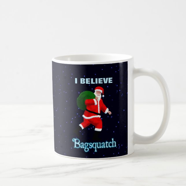 Caneca De Café Papai Noel - Bagsquatch (Direita)