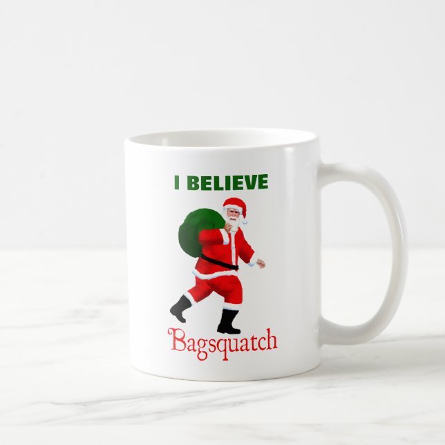 Caneca De Café Papai Noel - Bagsquatch (Direita)
