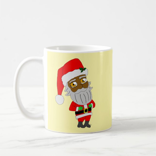 Caneca De Café Papai Noel Chibi (Esquerda)
