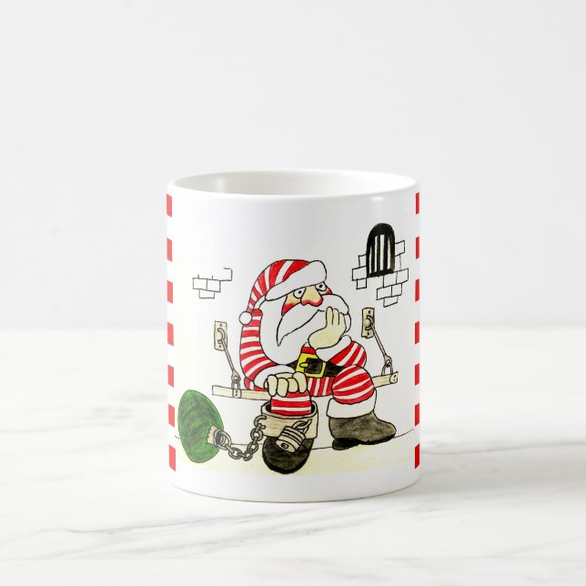 CANECA DE CAFÉ PAPAI NOEL DA PRISÃO (Centro)