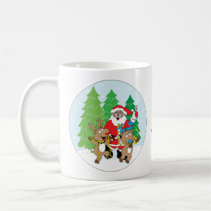 Caneca De Café Papai Noel de Cor