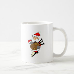 Caneca De Café Papai noel do Bagpipe