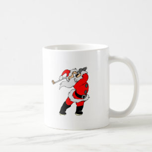 Caneca De Café Papai noel do golfe