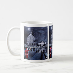 Caneca De Café Papai Noel em Londres Pintura de Alfred Fox
