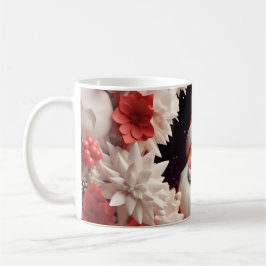 Caneca De Café Papai noel Encantado Clássico de Jardim Noturno