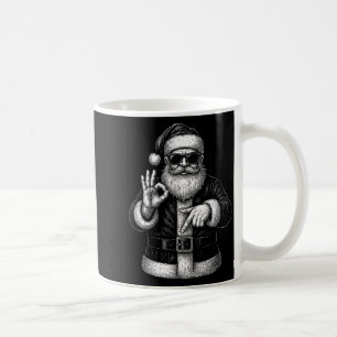 Caneca De Café Papai Noel engraçado 6 7 Design de meme _ Humor ma