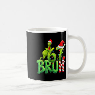 Caneca De Café Papai Noel Engraçado Bruh Natal Meme 6 Presente Ho