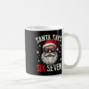 Caneca De Café Papai Noel Engraçado Diz Seis Sete Natal 67 Meme X