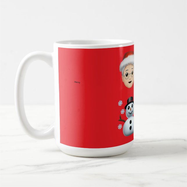 Caneca De Café Papai Noel está na cidade (Esquerda)