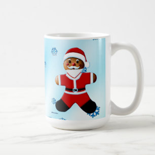 Caneca De Café Papai noel Gingerbird Man