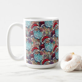 Caneca De Café Papai Noel Grafite
