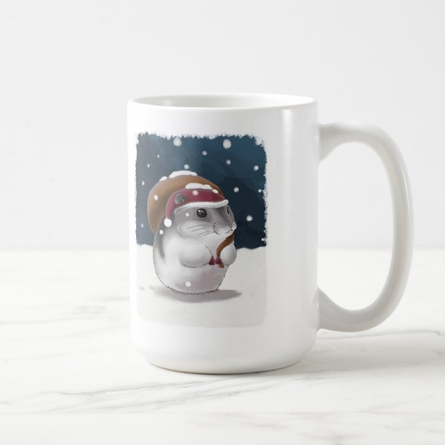 Caneca De Café Papai Noel Hamster (Direita)