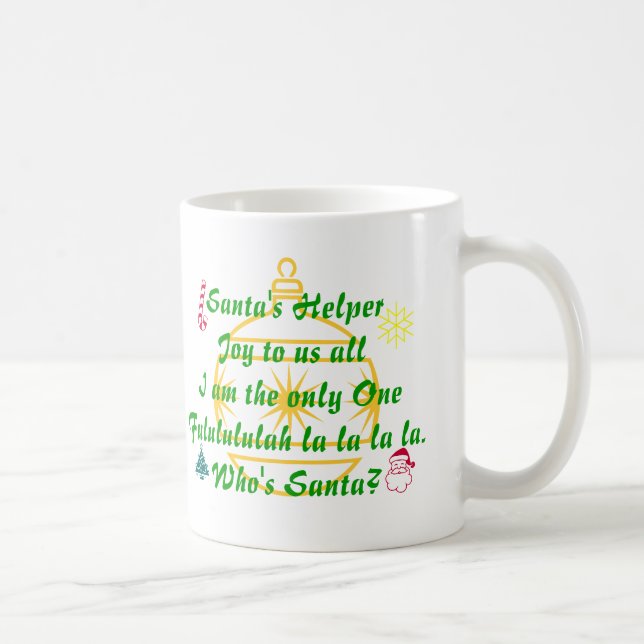 Caneca De Café Papai noel Helper Mug (Direita)
