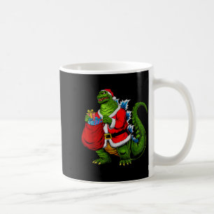 Caneca De Café Papai Noel Japonês Natal Kaiju Arte Divertida Home