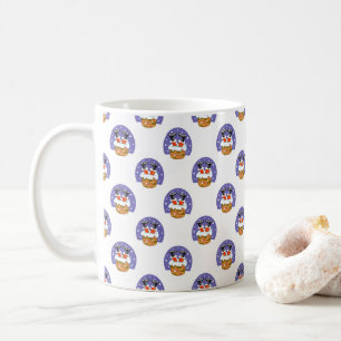Caneca De Café Papai Noel Na Chaminé, Neve, Natal, Ano Novo