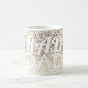 Caneca De Café Papai Noel Natal FLoco de Neve Dourado