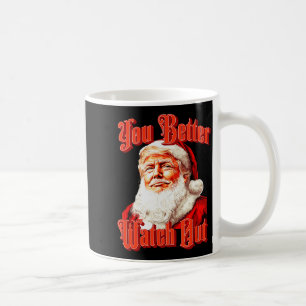 Caneca De Café Papai Noel Trump Vintage Você Vai Ter Que Tomar Cu