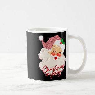 Caneca De Café Papai Noel Vintage Natal em Julho Rosa Verão