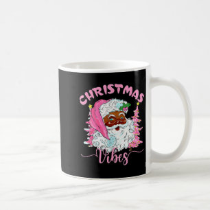 Caneca De Café Papai Noel Vintage Nk Vibrações de Natal Férias Xm