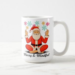 Caneca De Café Papai Noel Yoga