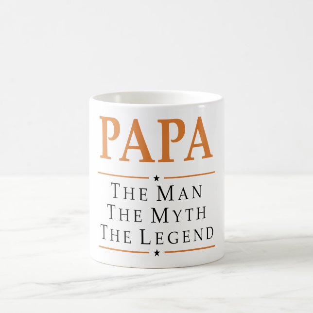 Caneca De Café Papai O Homem O Mito A Lenda (Centro)