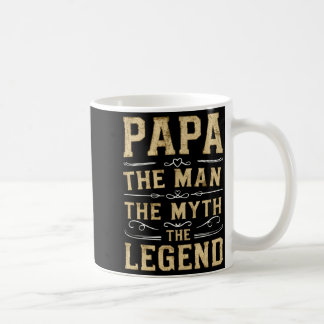Caneca De Café Papai O Homem O Mito A Lenda Dia dos Pais 