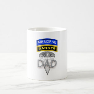 Caneca De Café Papai Ranger Aerotransportado