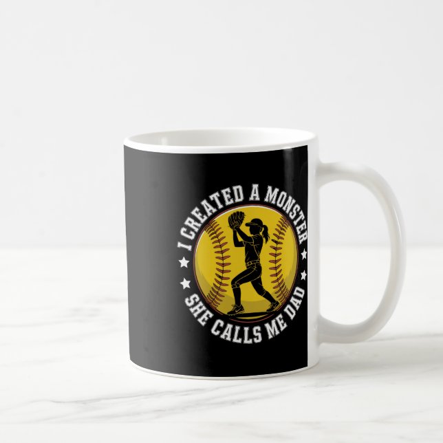 Caneca De Café Papai Softll Divertido Monstro Orgulhoso Pai Para  (Direita)