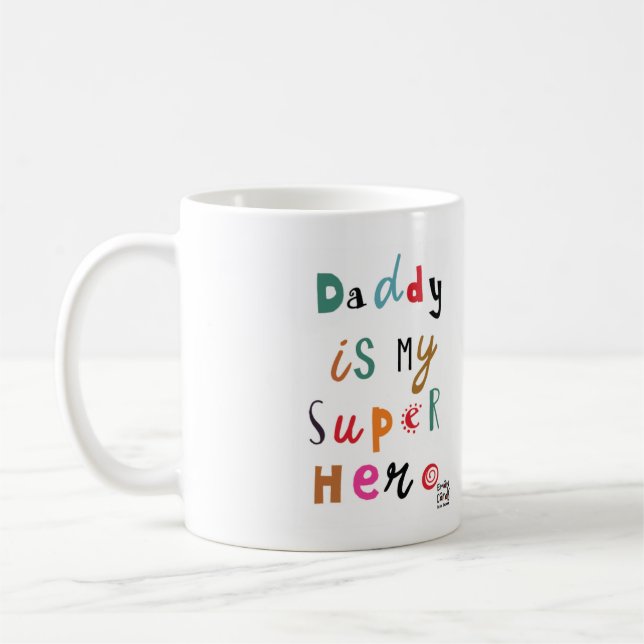 Caneca De Café Papai Super Herói (Esquerda)