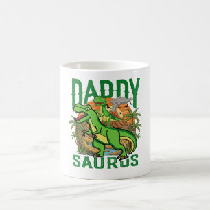 Caneca De Café Papai Tiranossauro Daddysaurus Engraçado   Present