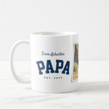 Papai uma foto esportiva azul marinho Dia dos Pais