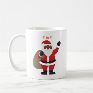 Caneca De Café Papais noeis Africanos Americanos Café Mug