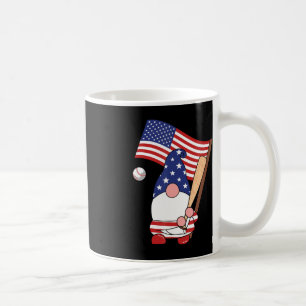Caneca De Café Papais noeis Baseball Gnome - 4 de julho