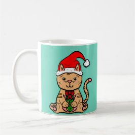 Caneca De Café Papais noeis Cat Mug