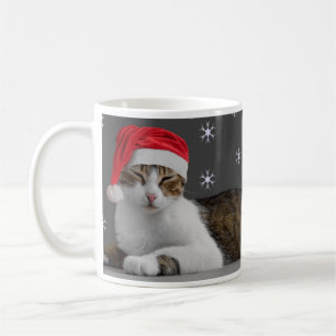 Caneca De Café Papais noeis Cat Mug