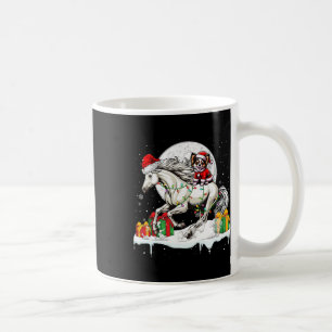 Caneca De Café Papais noeis Chihuahua pilotando crianças donas de