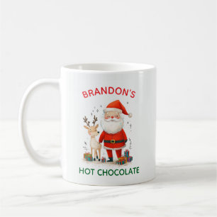 Caneca De Café Papais noeis Crianças Rebelde de Natal Festivo