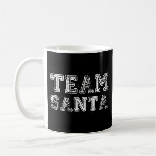 Caneca De Café Papais noeis da equipe Feliz Natal