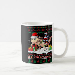 Caneca De Café Papais noeis da Grande Montanha Suíça Andando Axol