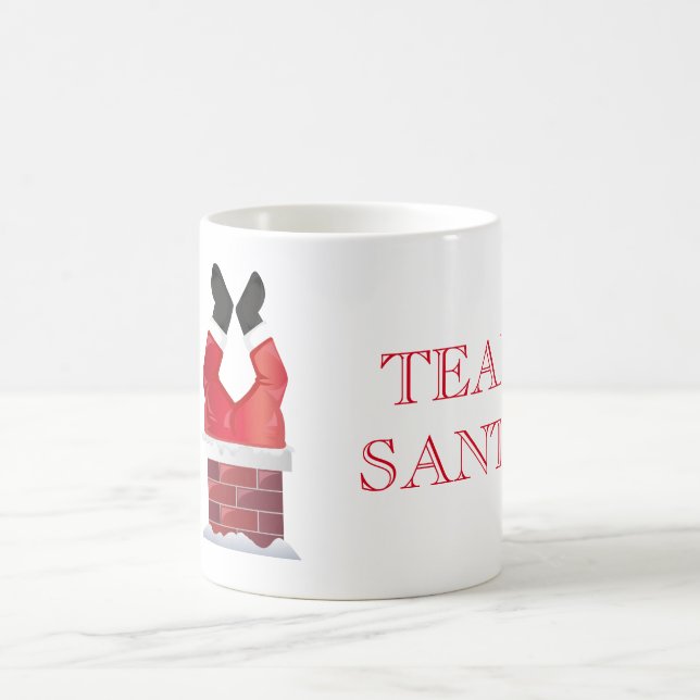 Caneca De Café Papais noeis da Holiday Team Café Mug (Centro)