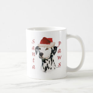 Caneca De Café Papais noeis Dalmáticos Negros