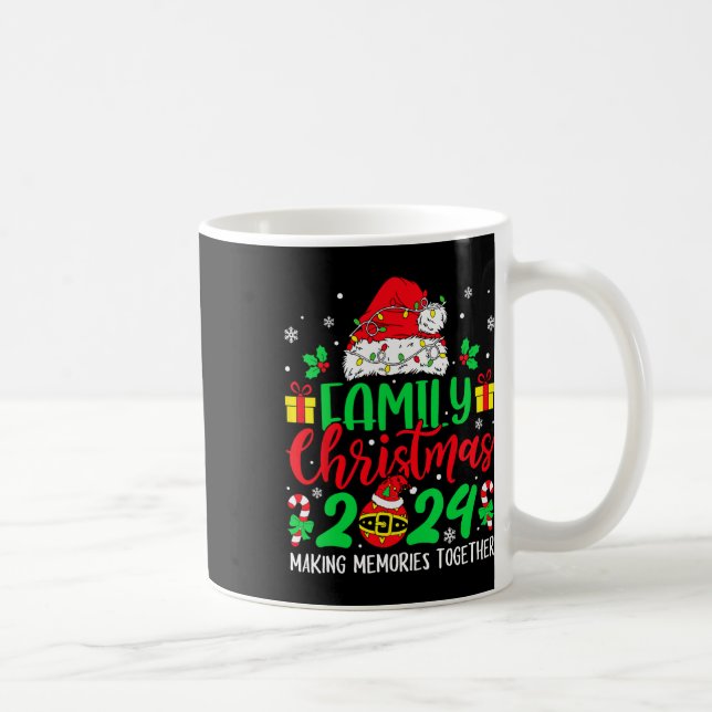 Caneca De Café Papais noeis De Esquadrão De Combinação De Natal D (Direita)
