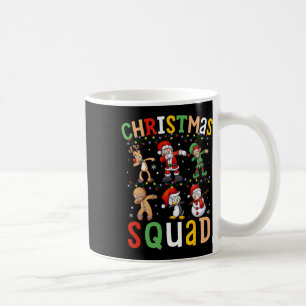 Caneca De Café Papais noeis De Esquadrão De Natal Dabbing Elf Fam