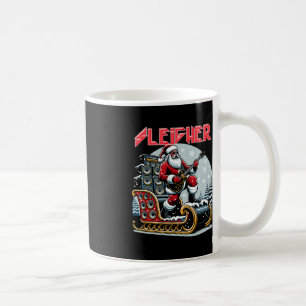 Caneca De Café Papais noeis de granizo mais leves Rock de Natal d